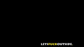 Preview 4 of Capri Cavanni Naughty America - Lets Fuck Outside - Cute Brunette w/ Big Boobs Public Fuck