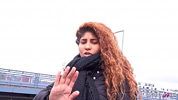 Preview 1 of Forced Crying Facefuck Rape - GERMAN SCOUT - LATIN EBONY TEEN SEDUCE TO EYE ROLLING ORGASM SEX AT PICKUP CASTING