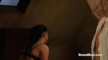 Preview 2 of Abuelitas Casero - Deep Merciless Strapon Fuck For Young Lesbian Slaves