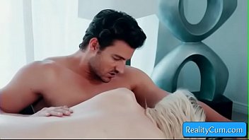 Preview 1 of Gangbang Sma Indo - Sexy blonde y. slutty girl Liv Revamped suck huge fat cock,  get her pussy fingered deep and ride this juciy dick