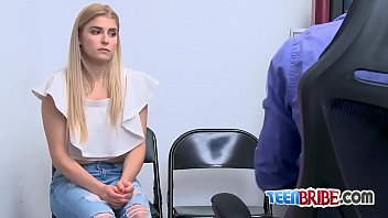 Preview 2 of Wwwxxx China Video Home - Blonde babes get busted shoplifting and have to suck dick