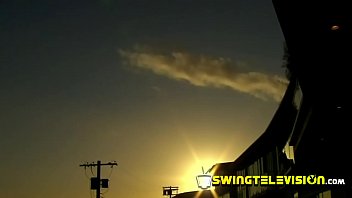 Preview 3 of Sunny Loen Xxx Sixy Videos - Steamy softcore sex in the shower with a newbie amateur swinger couple.