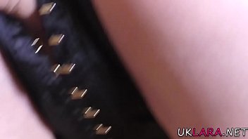 Preview 3 of Behind Huge Fuck - Classy cougar solo rubs her pussy