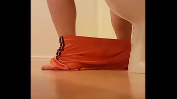 Preview 2 of Horror Movies Fucking - Orange shorts