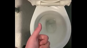 Preview 4 of Wwwbfxxx Com - Cruising in public bathroom wanking my hard cock with big cumshot