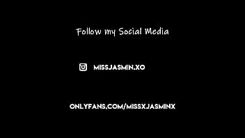 Preview 1 of Deep Penetration In Vagina - Miss Jasminx Dildo Vibrating on Leather Leggings