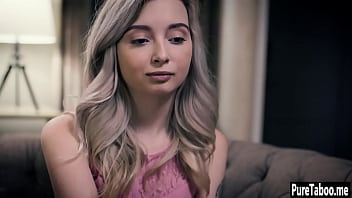 Preview 1 of Necellete Shea - Sexy teen fucked by a perverted stepdad with huge dick