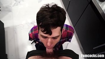 Preview 2 of Wife Fuck Infront Her Husband - Step Daddy Adores My Dick Sucking Lips