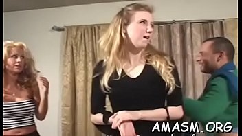 Preview 1 of Sex Student Techer - Elegant floozy deep throat fellatio