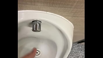 Preview 1 of Heyar Hostej - Cruising In public toilets wanking my hard wet dick with big cumshot at the end