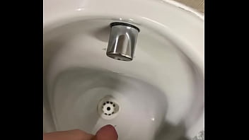 Preview 4 of Heyar Hostej - Cruising In public toilets wanking my hard wet dick with big cumshot at the end