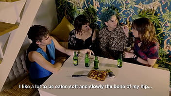 Preview 2 of China Forest Sex - Non Monogamous Dinner! Bisexual Foursome FFFM