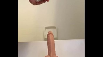 Preview 1 of Norwayn Girl Mms Scandals Video - Sitting on dildo in the bathroom