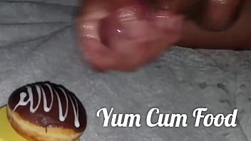 Preview 2 of Indian Babi Sex Movis - Cum blasting and eating my Delicious glazed donut.