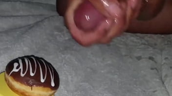 Preview 1 of Indian Babi Sex Movis - Cum blasting and eating my Delicious glazed donut.