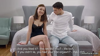 Preview 1 of From Montreal - Erotic cutie spreads spread vagina and gets devirginized