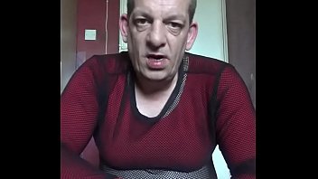 Preview 1 of Alissa Arden - crossdressing sissy mark wright will go thew pain by swinging a chain hoist from his bullsack while asking another man to fuck his anal pussy at the same time
