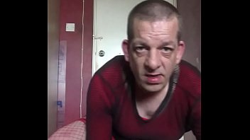 Preview 4 of Alissa Arden - crossdressing sissy mark wright will go thew pain by swinging a chain hoist from his bullsack while asking another man to fuck his anal pussy at the same time