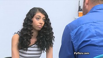 Preview 1 of Good Fwb - Black female suspect tries to deep throat guards cock