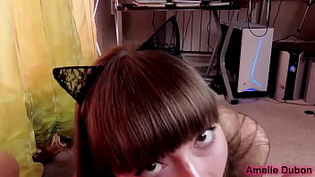 Preview 1 of Turkce Alt Yazili Yasli - Horny Babe Passionate Blowjob Big Dick and Cum in Mouth POV