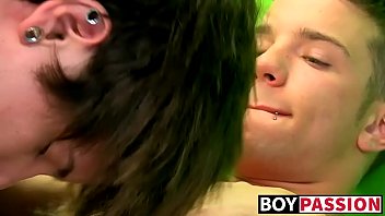 Preview 2 of Busty Hawaiian - Fit young man receives wet blowjob and intense analpounding
