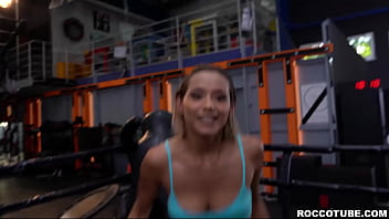 Preview 1 of Huge Lesbians - Ultra hot Colombian fitness babe Veronica Leal can&#039_t get enough of sex and enjoys getting gangbanged in gym!
