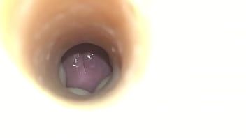 Preview 2 of Bagg Ass - Asa Akira Mouth/Swallow Fleshlight Slowmo Cumshot
