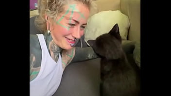 Preview 4 of Ebony Wife Fucked Front - Spending all summer taking care of kittenzZ - i miss them already but bruja its though work ...