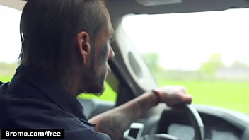 Preview 2 of Driving Three - Raw Tow Service Part 1 - Trailer preview - BROMO