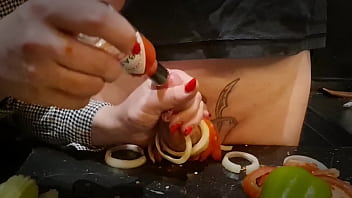 Preview 3 of Petter Hegre - COOKING COCK 2. Dick for dinner. Official trailer. Extreme urethra.