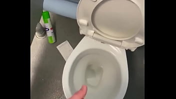 Preview 2 of Videos Xxx Sexo Forsado - Cruising In public toilets wanking my hard cock with big cumshot