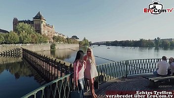 Preview 1 of Indian Aunties Boob Sucking - Deutsche Mollige Blonde Milf ist notgeil und schleppt dicken schwanz mann ab