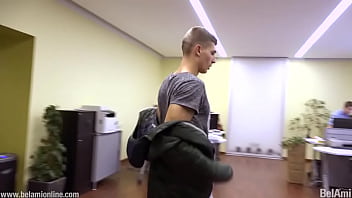 Preview 1 of Massage Ass Lick - Tattoo boy fucked bareback pornstar