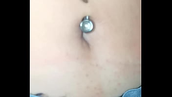 Preview 2 of Phim Sex Mako Oda - Exploring this sexy belly button with its piercing up close