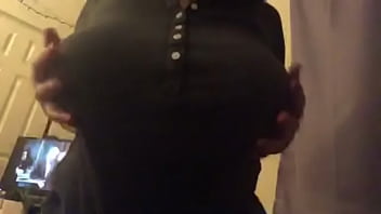Preview 1 of Aishwarya Rai Fucking - Latina girl shakes and plays with her big boobs