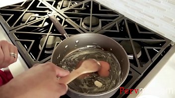 Preview 1 of Mom Anm - Eggs And Blowjob For Breakfast With Stepmom- Ariella Ferrara