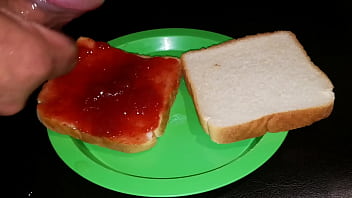 Preview 3 of Yoga Fukking Vedio - Cum and Jelly sandwich. Delicious.