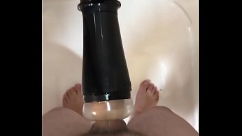 Preview 1 of Watch Double - Chubby Guy With Small Cock Fucking Fleshlight
