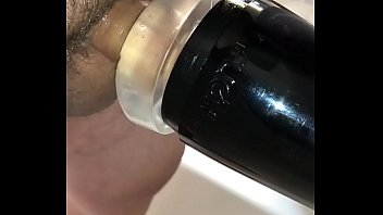 Preview 4 of Watch Double - Chubby Guy With Small Cock Fucking Fleshlight