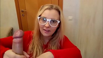 Preview 3 of Angliena Armani - blonde russian give handjob