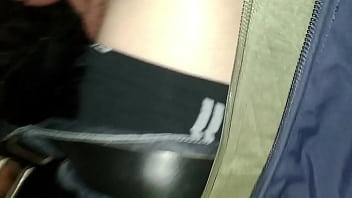 Preview 3 of Step Mom And Son With Sperm - Almost got busted fucking street hooker throat