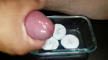 Preview 2 of Sun Forced Mother Sex - Cumming on my Hostess Mini Donuts for a sweater flavor.
