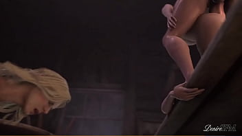 Preview 4 of Pussy Sucking Softly - whore filled with futa cum