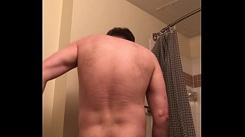 Preview 4 of Two Girls One Man Massage - dude 2020 spanks himself so hard that his butt cheeks shake
