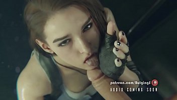 Preview 1 of Alic Grace - Jill Valentine sloppy blowjob