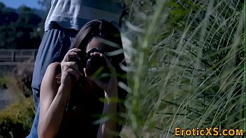 Preview 1 of Japanese Shemale Rina - Babe gets bush jizzed after riding