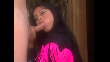 Preview 2 of Bbw Mature Full Movies - Tight bodied,  black haired cowgirl Nikita Denise has fun with a stud outdoors