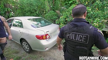 Preview 2 of Susie La - Cop get a surprise when he asked him to pull over - gay porn