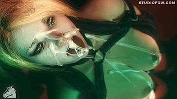 Preview 4 of Sahara Je - Harley Quinn sub spanish