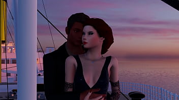 Preview 2 of Creampie Sissy Boy - Titanic - 3DXChat Parody